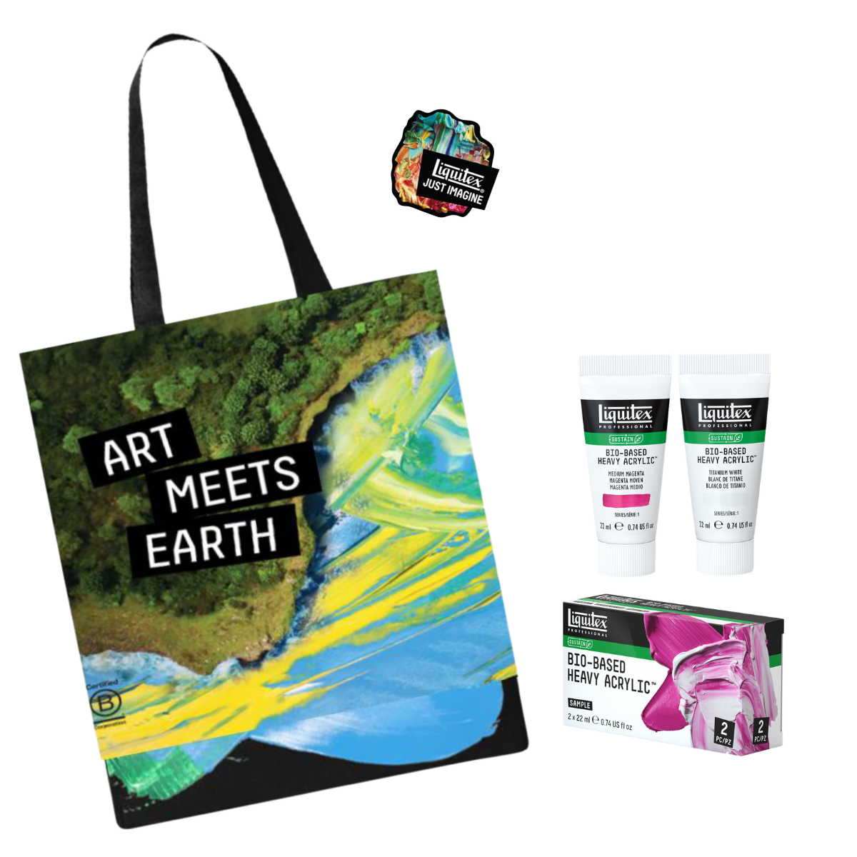 Liquitex Art Meets Earth Tote Bag (Promotional Gift)
