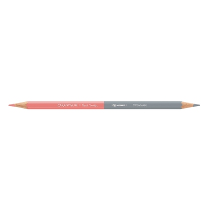 Caran d'Ache Paul Smith Crayon Bicolore Set de 12 (24 Couleurs) avec Pinceau - Édition Limitée