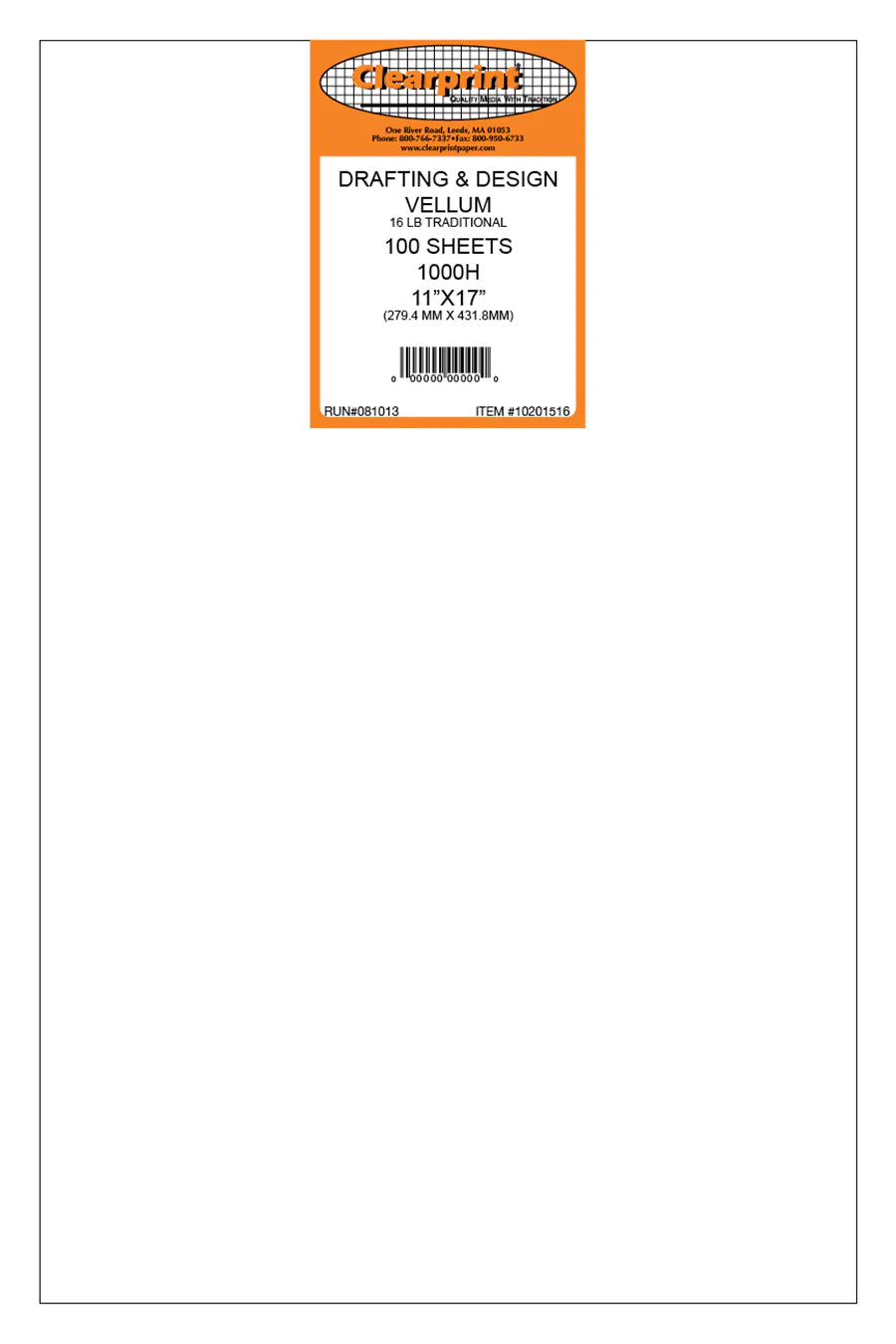 Clearprint Vellum Papers