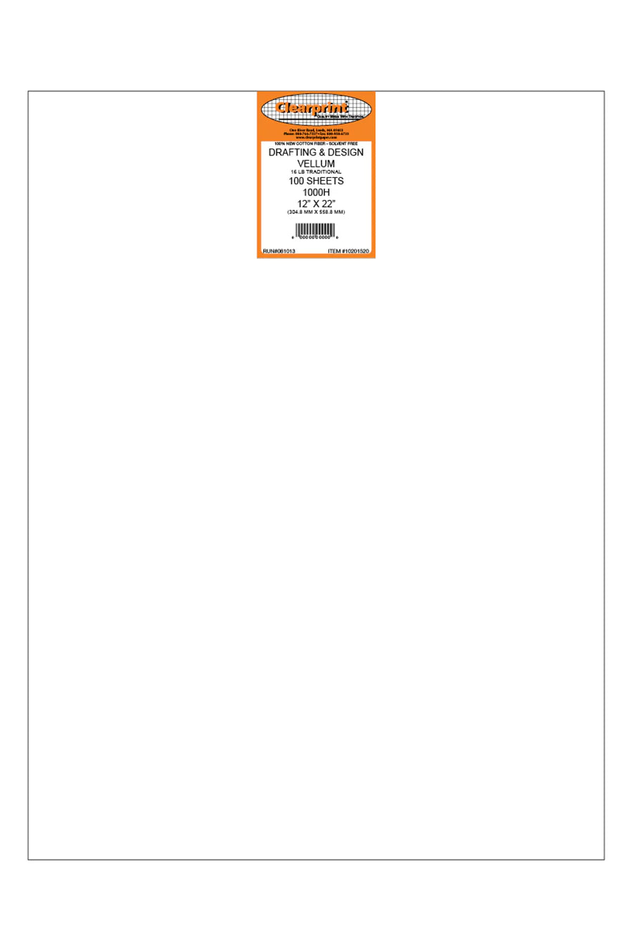 Clearprint Vellum Papers