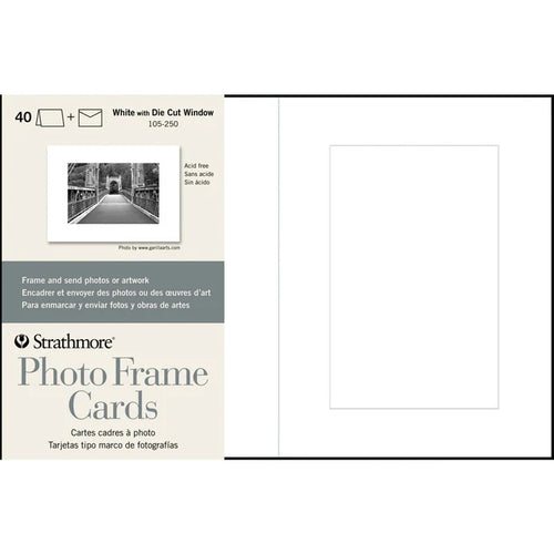 Strathmore Photo Frame Cards - White