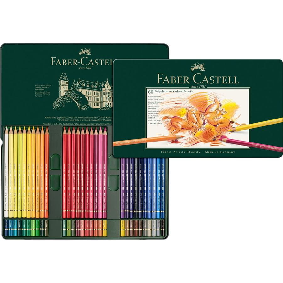 Faber-Castell Polychromos Coloured Pencil Set of 60