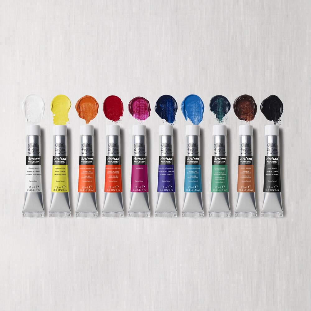 Winsor & Newton Artisan Water Mixable Oil Colour Set of 10