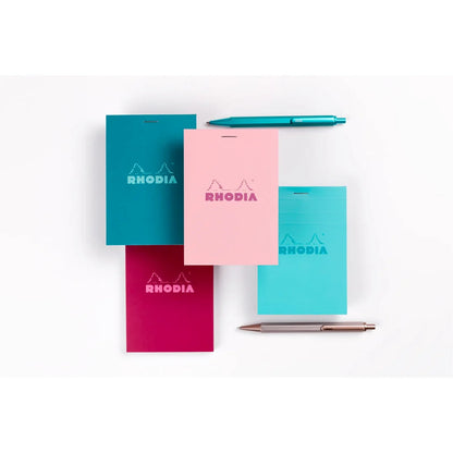 Rhodia No.11 Staplebound Grid Pad 3" x 4" - Pink