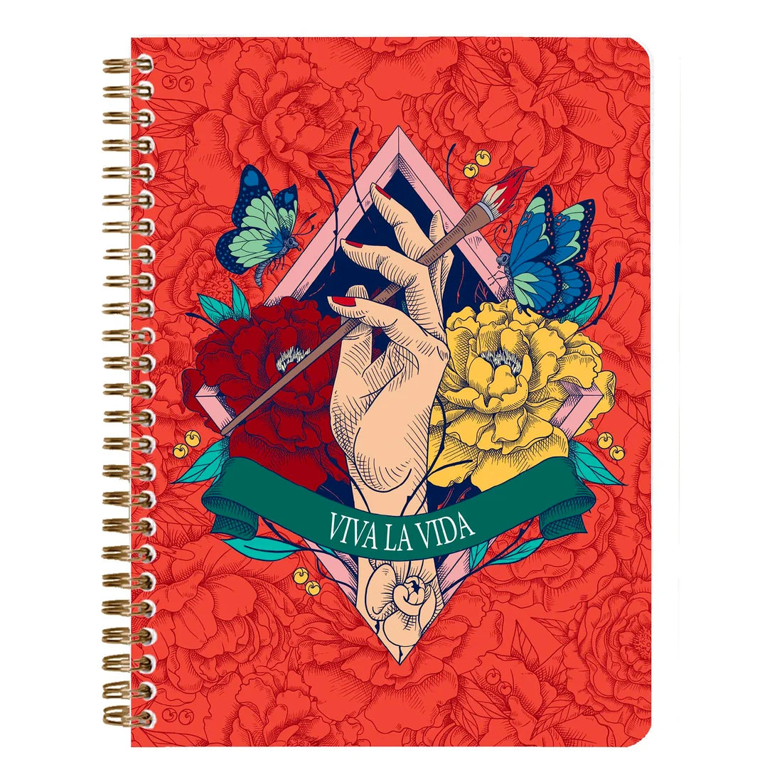 Clairefontaine Frida Kahlo Assorted Spiralbound Notebooks 14.8x21cm