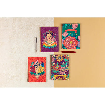 Clairefontaine Frida Kahlo Assorted Spiralbound Notebooks 14.8x21cm