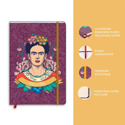 Clairefontaine Frida Kahlo Assorted Hardcover Notebooks 14.8x21cm