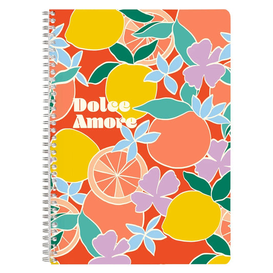 Clairefontaine Dolce Amore Assorted Spiralbound Notebooks - Lined 8.25"x11.75"