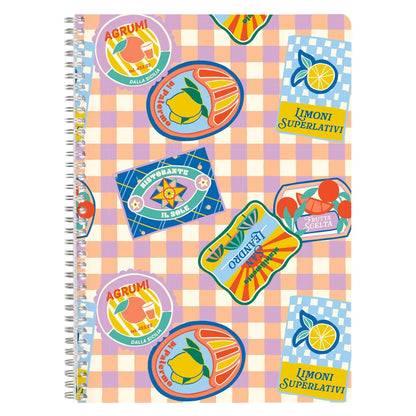 Clairefontaine Dolce Amore Assorted Spiralbound Notebooks 21x29.7cm