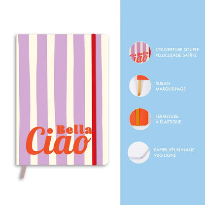 Clairefontaine Dolce Amore Assorted Softcover Notebooks 14.8x21cm