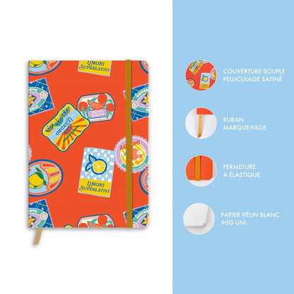 Clairefontaine Dolce Amore Assorted Softcover Notebooks 10.5x14.8cm