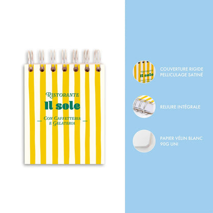 Clairefontaine Dolce Amore Assorted Wirebound Maxi Pads 9x11cm