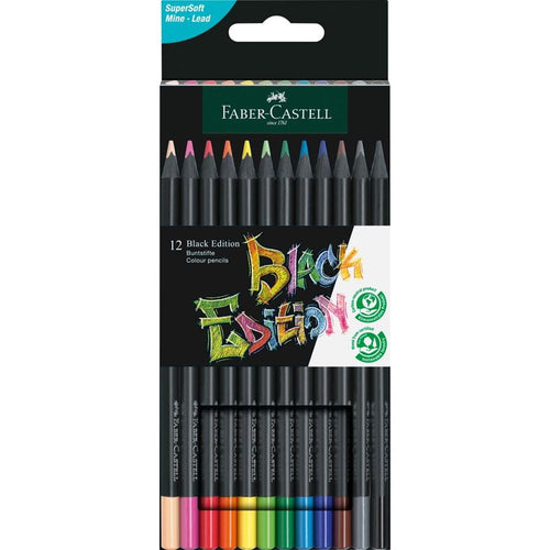 Faber-Castell Black Edition Colour Pencil Set of 12