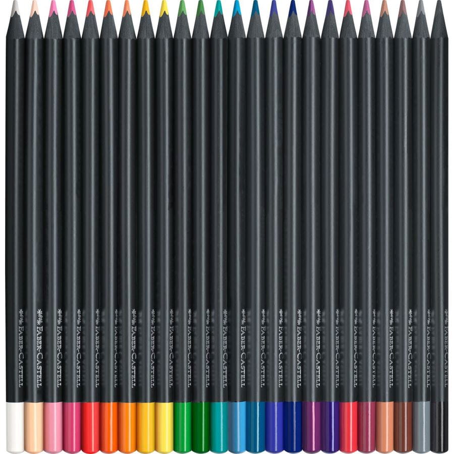 Faber-Castell Black Edition Colour Pencil Set of 24