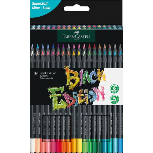 Faber-Castell Black Edition Colour Pencil Set of 36
