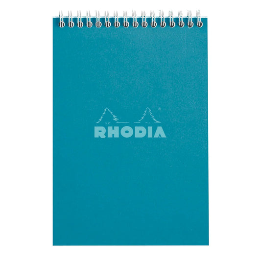 Rhodia Wirebound Grid Notepad A5 - Peacock