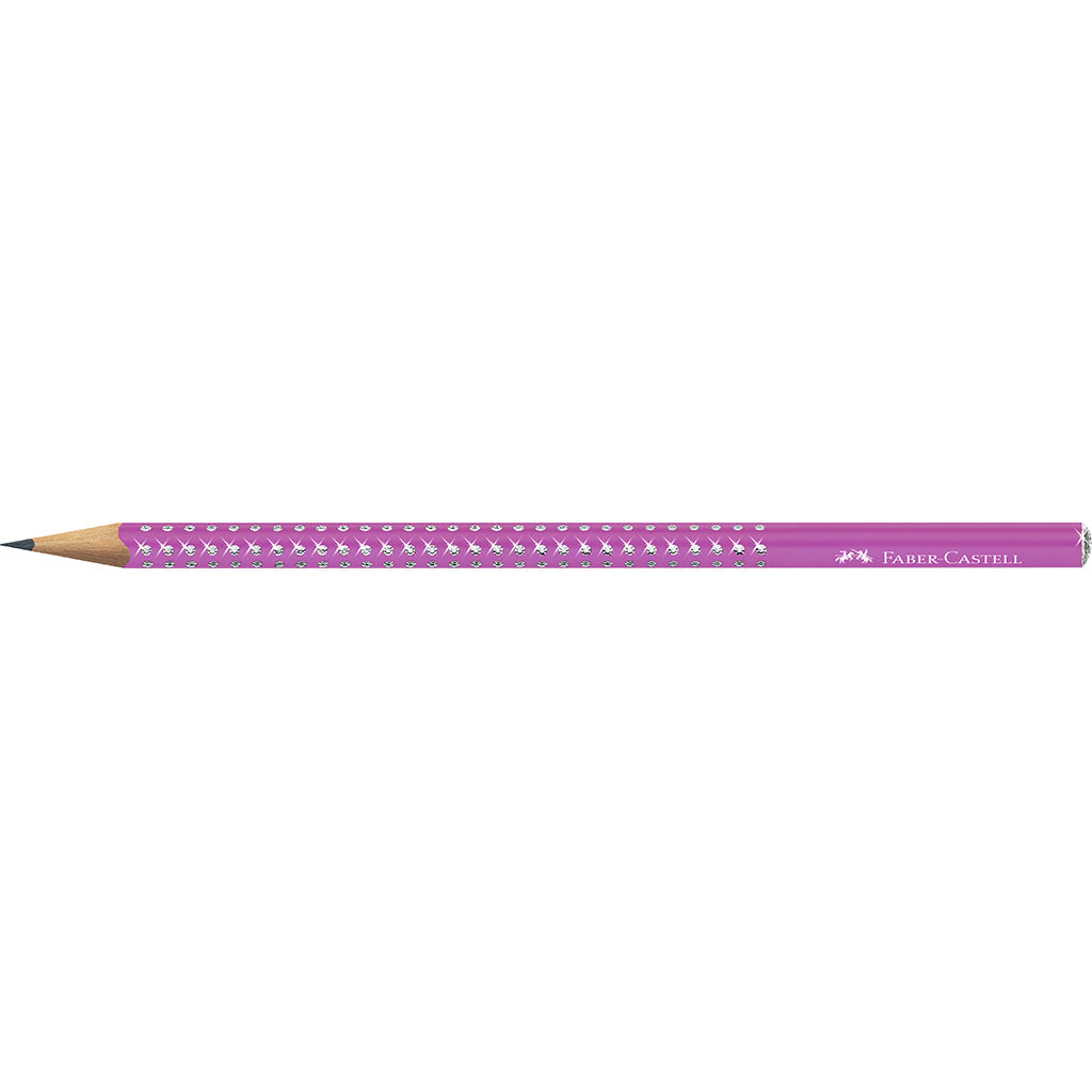 Faber-Castell Sparkle Graphite Pencils - Electric Fuchsia