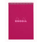 Rhodia Wirebound Grid Notepad A5 - Prune