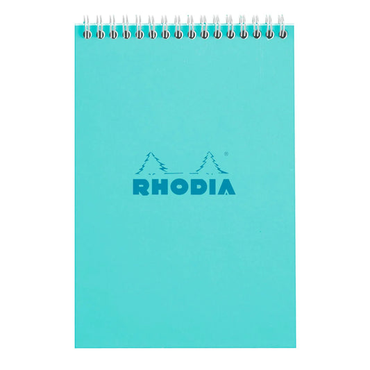 Rhodia Wirebound Lined Notepad A5 - Azure