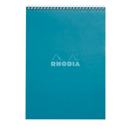 Rhodia Wirebound Grid Notepad A4 - Peacock