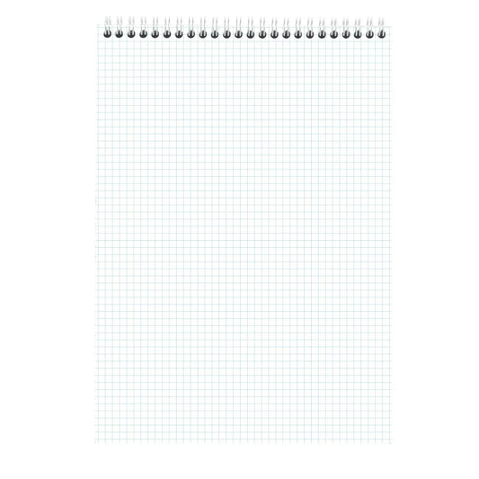 Rhodia Wirebound Grid Notepad A4 - Peacock
