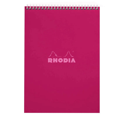 Rhodia Wirebound Grid Notepad A4 - Prune
