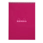Rhodia Wirebound Grid Notepad A4 - Prune