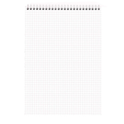 Rhodia Wirebound Grid Notepad A4 - Prune