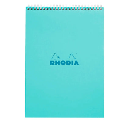Rhodia Wirebound Lined Notepad A4 - Azure