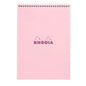 Rhodia Wirebound Lined Notepad A4 - Pink