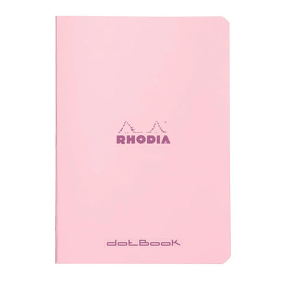 Rhodia Staplebound Dot Notebook A5 - Pink
