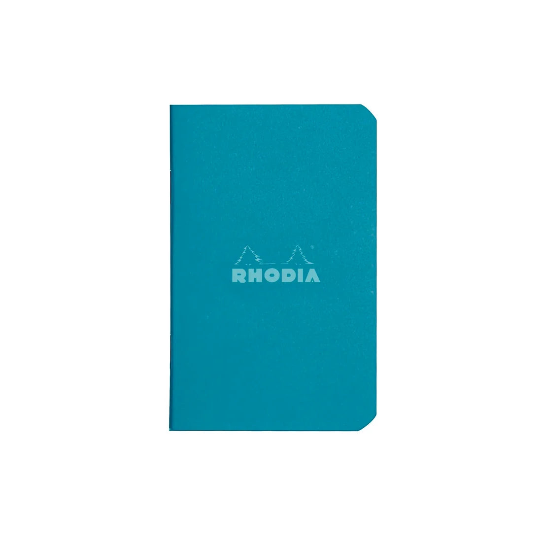 Rhodia Staplebound Grid Notebook 3" x 4" - Peacock