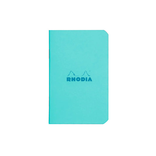 Rhodia Staplebound Lined Notebook 3" x 4" - Azure