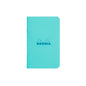 Rhodia Staplebound Lined Notebook 3" x 4" - Azure