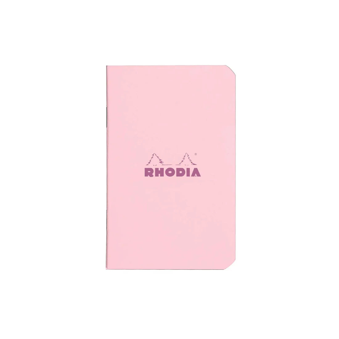 Rhodia Staplebound Lined Notebook 3" x 4" - Pink