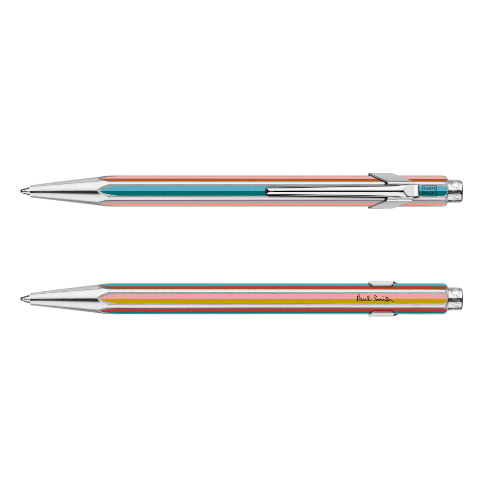 Caran d'Ache Paul Smith 849 Silver Ballpoint Pen - Ltd. Edition