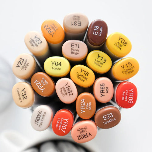 Copic Sketch Markers - Orange or Red