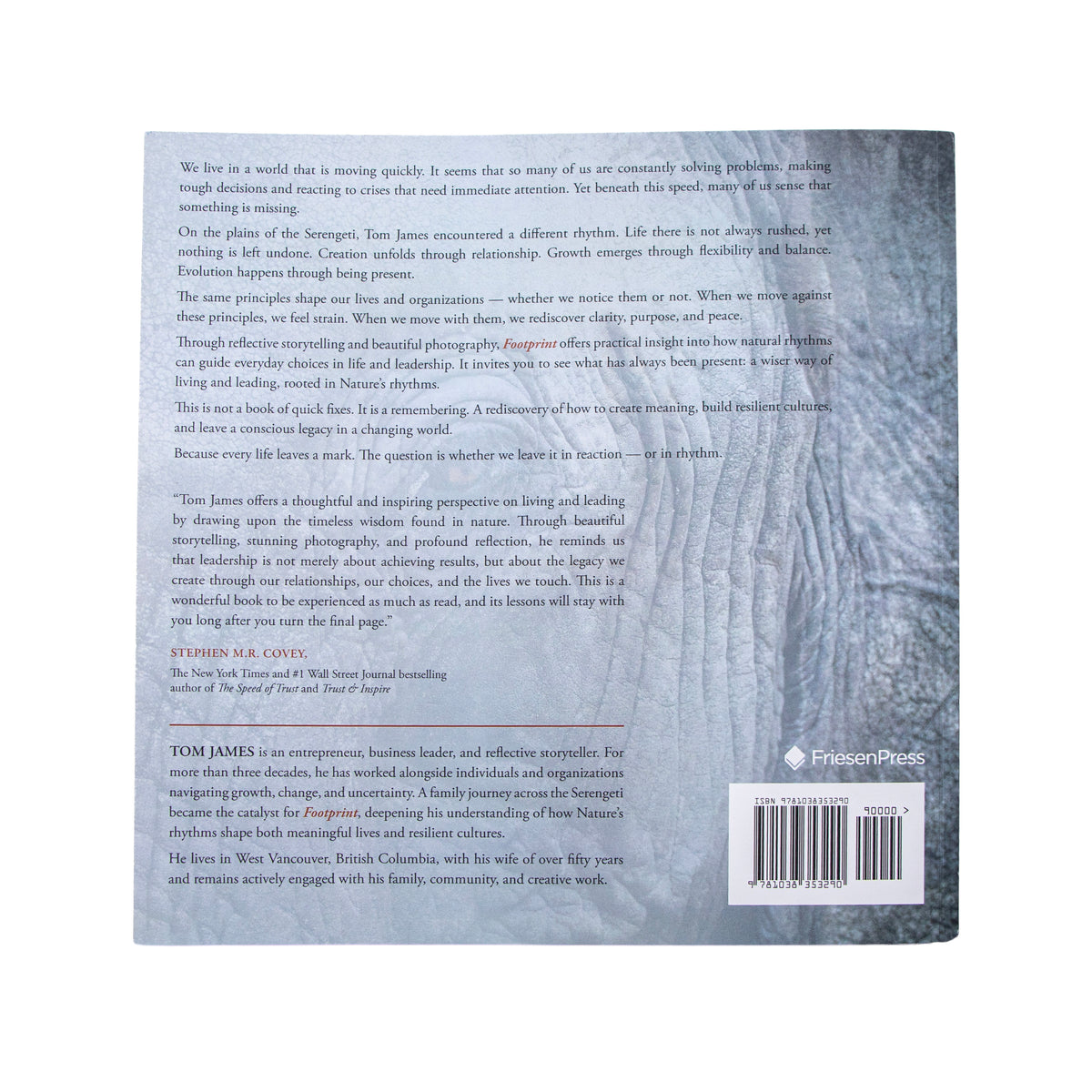Footprint; A Philosophy of Living and Leading, Inspired by Nature by Tom James