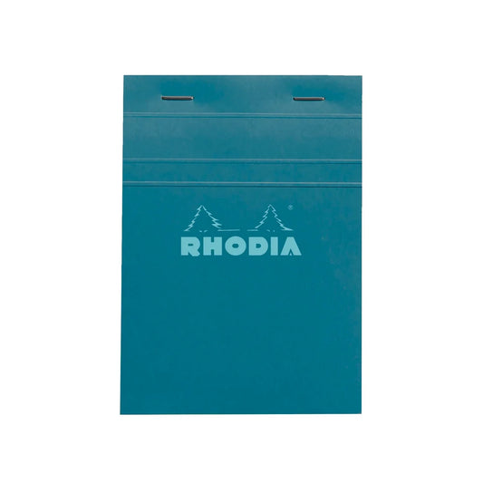 Rhodia No.13 Staplebound Grid Pad A6 - Peacock