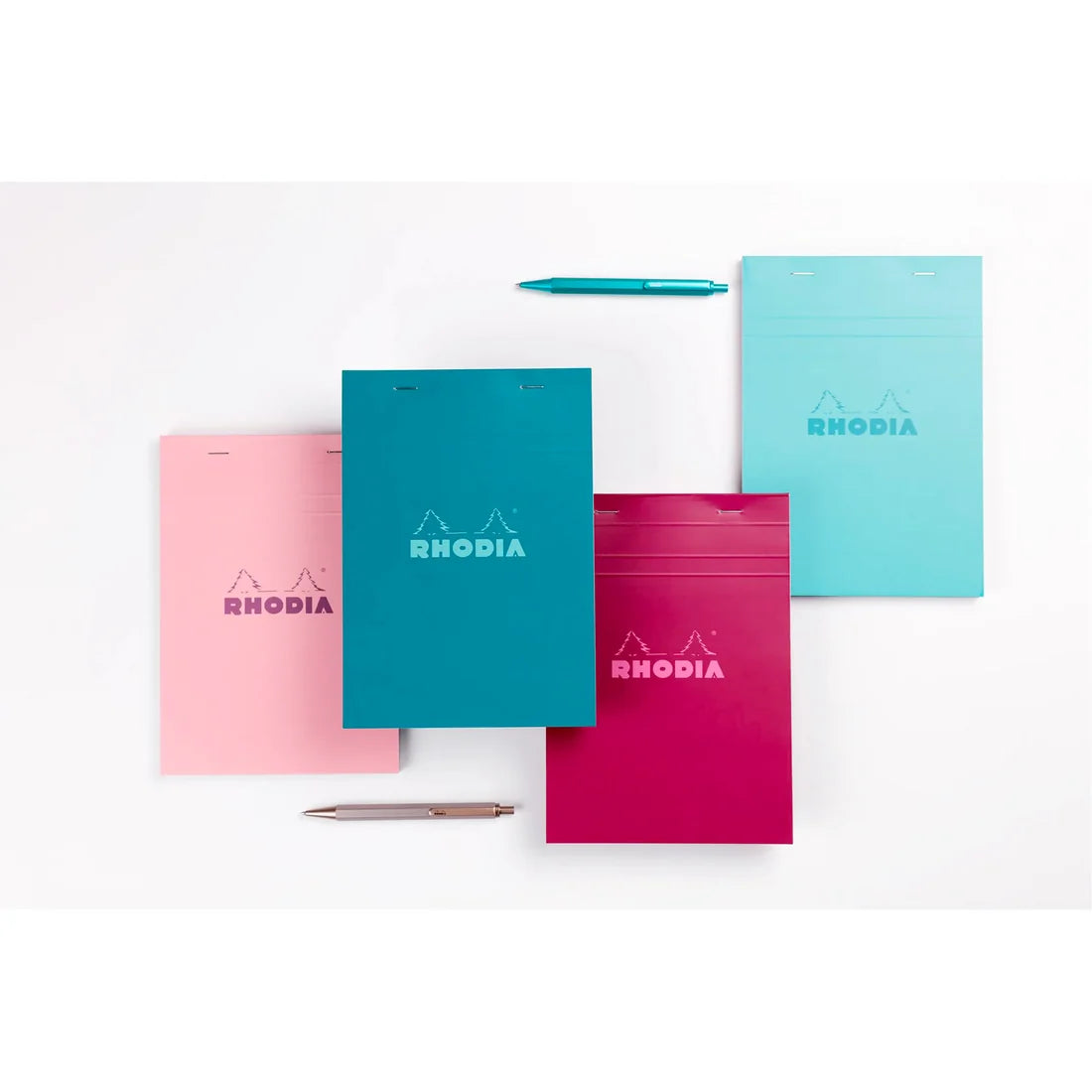 Rhodia No.13 Staplebound Grid Pad A6 - Pink