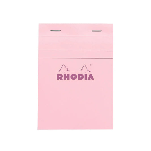Rhodia No.13 Staplebound Grid Pad A6 - Pink