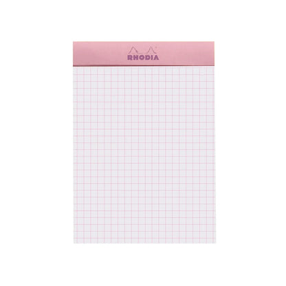 Rhodia No.13 Staplebound Grid Pad A6 - Pink
