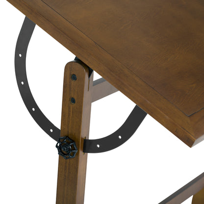 Table à dessin vintage en bois Studio Designs – Marron 91 x 61 cm (commande spéciale)
