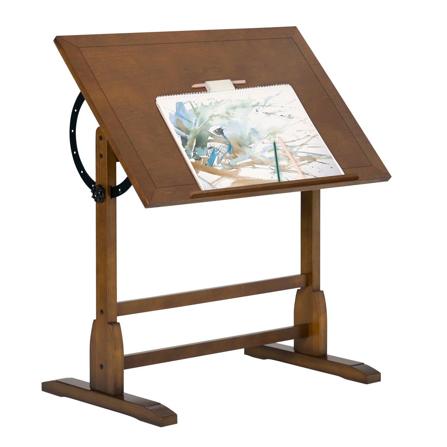 Table à dessin vintage en bois Studio Designs – Marron 91 x 61 cm (commande spéciale)