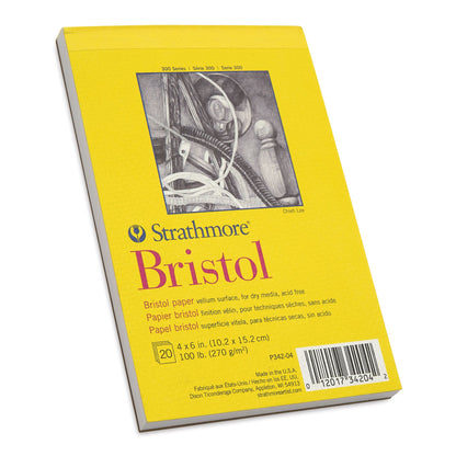 Strathmore 300 Series Bristol Vellum Pad 4" x 6"
