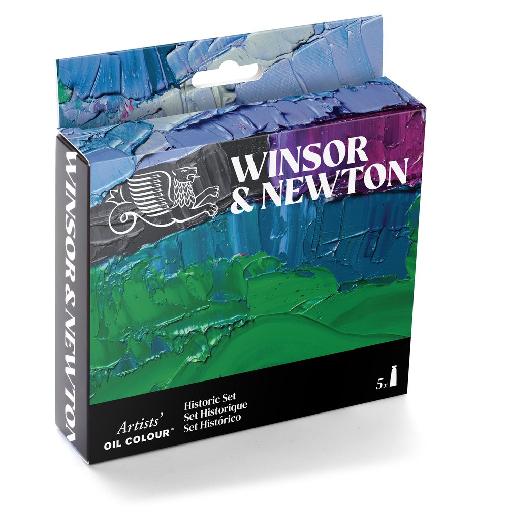 Winsor & Newton Artists' Oil Colours - Historic Set of 5