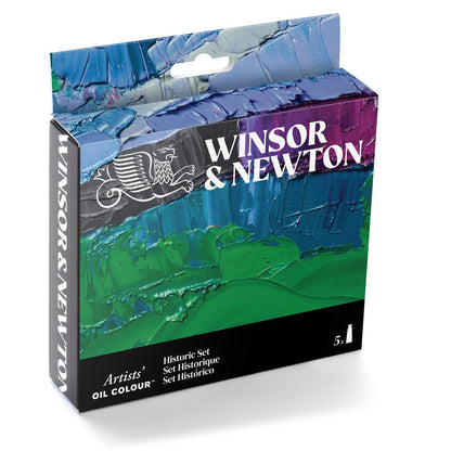 Winsor & Newton Artists' Oil Colours - Historic Set of 5