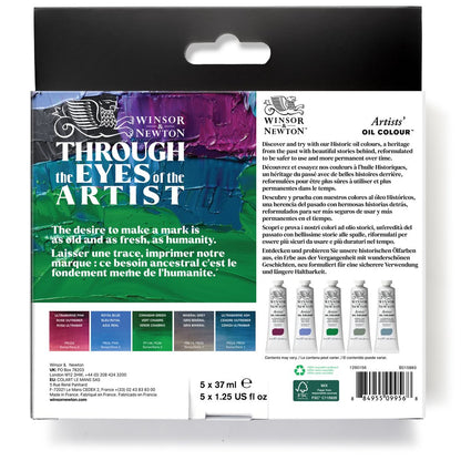 Winsor & Newton Artists' Oil Colours - Historic Set of 5