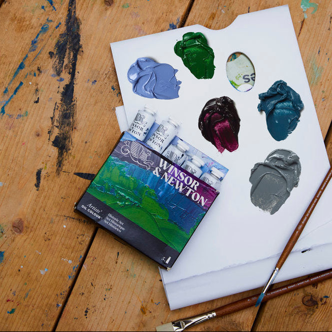 Winsor & Newton Artists' Oil Colours - Historic Set of 5