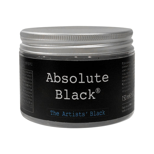 Absolute Black Mineral Paint 150ml Jar